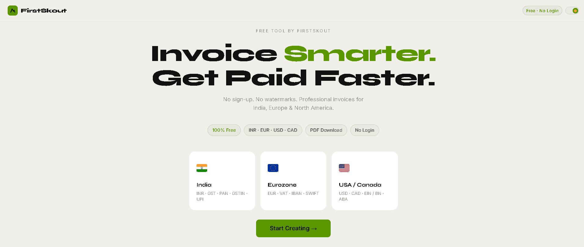 Invoice Maker by FirstSkout